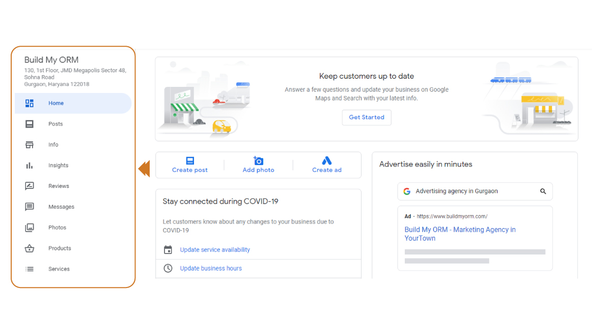 Google My Business Listing Overview