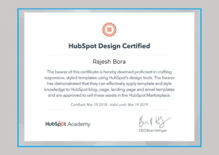 Hubspot Cerfication Course 